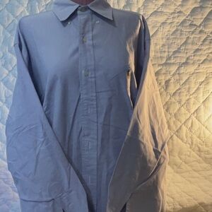 Ralph Lauren lilac button down long sleeve shirt